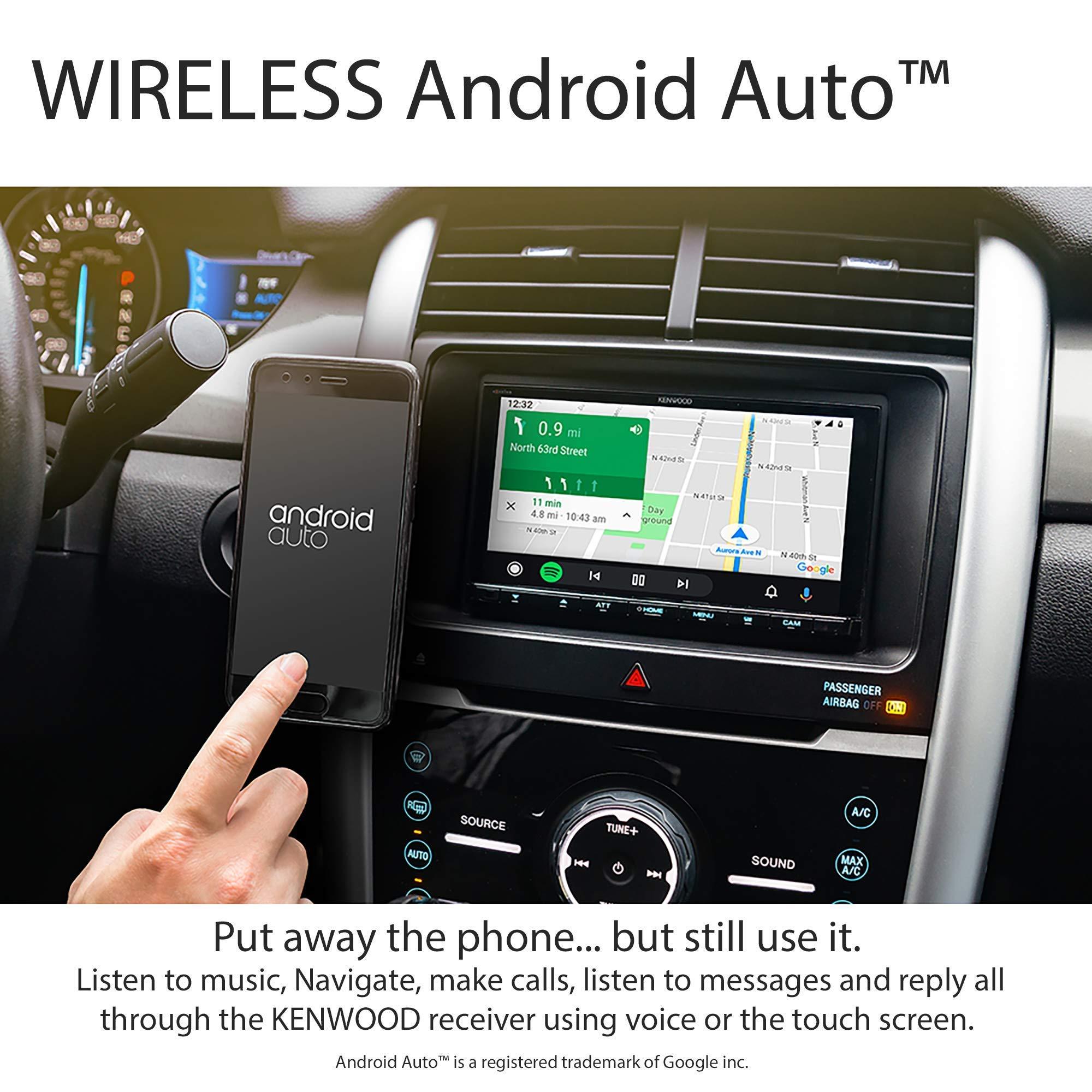 Kenwood Kenwood DMX907S Excelon 6.95 Inch Capacitive Screen Multimedia Receiver (Renewed)