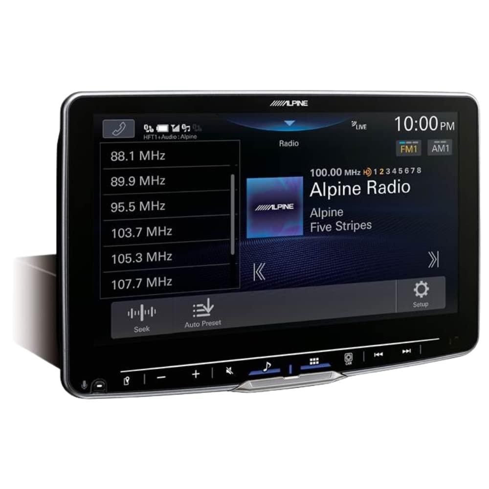Alpine Alpine Halo9 ILX-F509 9" Digital Multimedia Receiver (Does Not Play Discs) with Back-Up Bullet Camera and SiriusXM Tuner