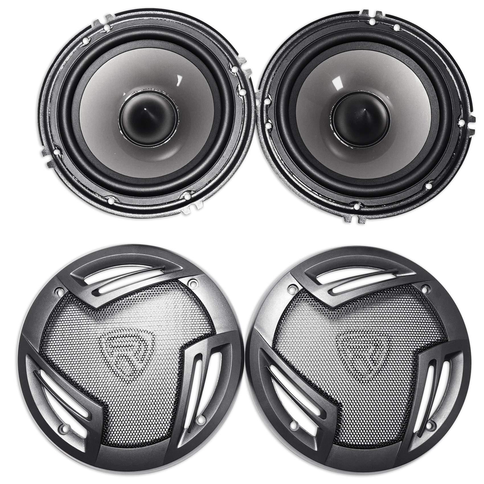 Rockville Rockville (2) Pairs RV65.2C 6.5\" Component Car Speakers 1500w/280w RMS CEA Rated