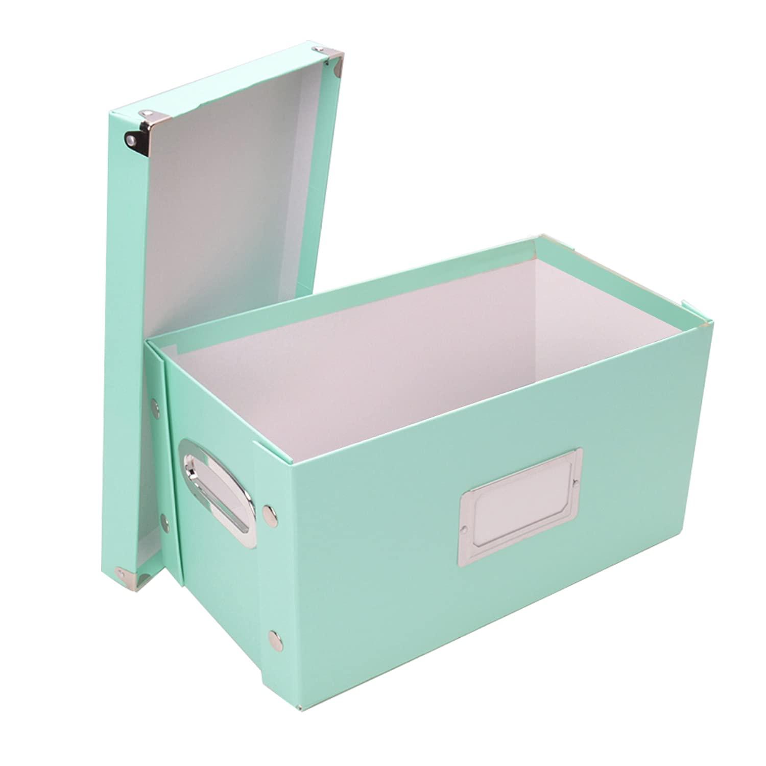 Snap-N-Store Snap-N-Store Vinyl Record Storage Box - 7"/45 RPM - 1 Pack Crate Holds up to 75 Vinyl Albums - Mint