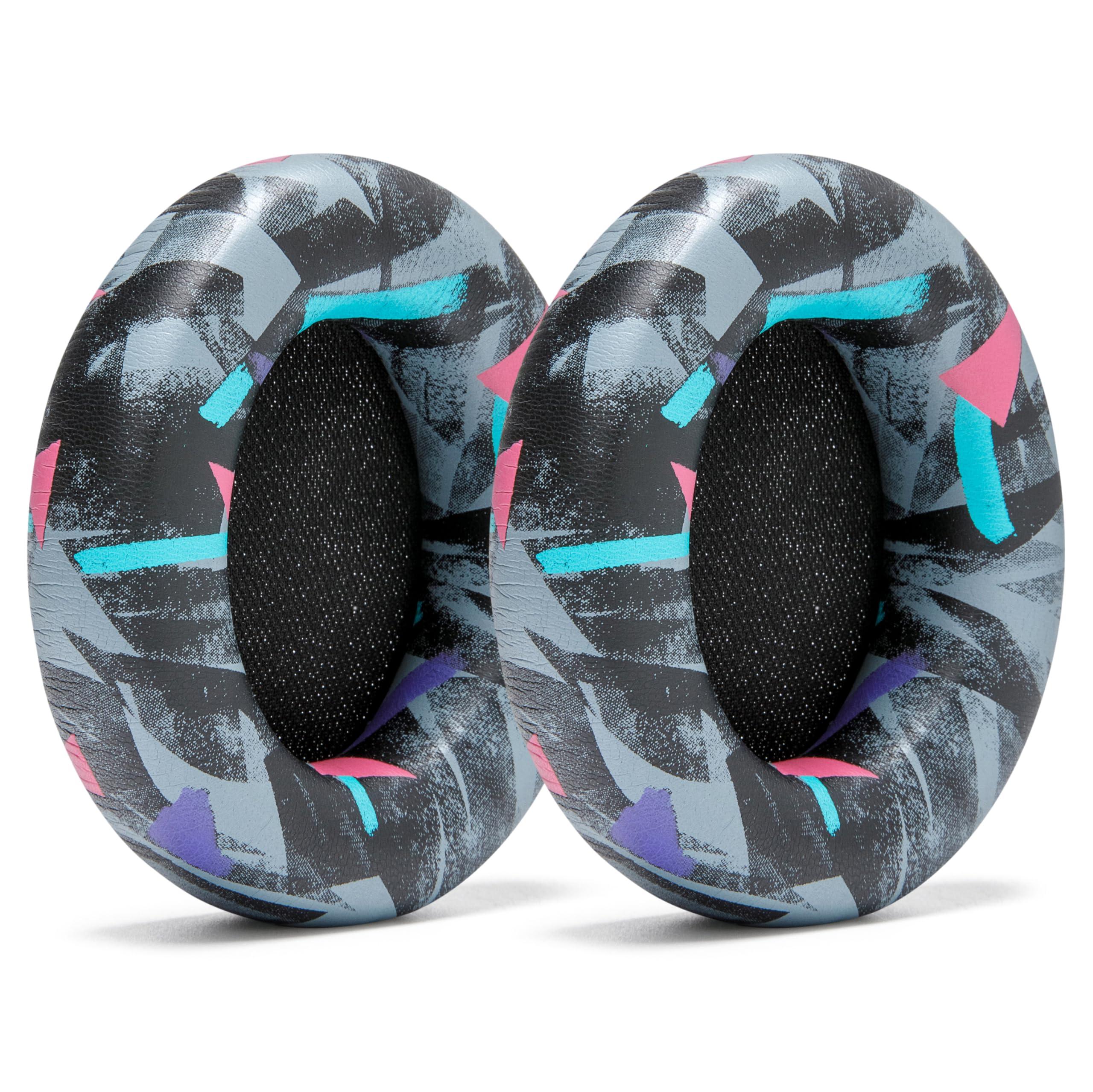 WC WC Earpads and Protective SweatZ Cover Bundle for Beats Studio Pro Headphones by Wicked Cushions | 90's Black