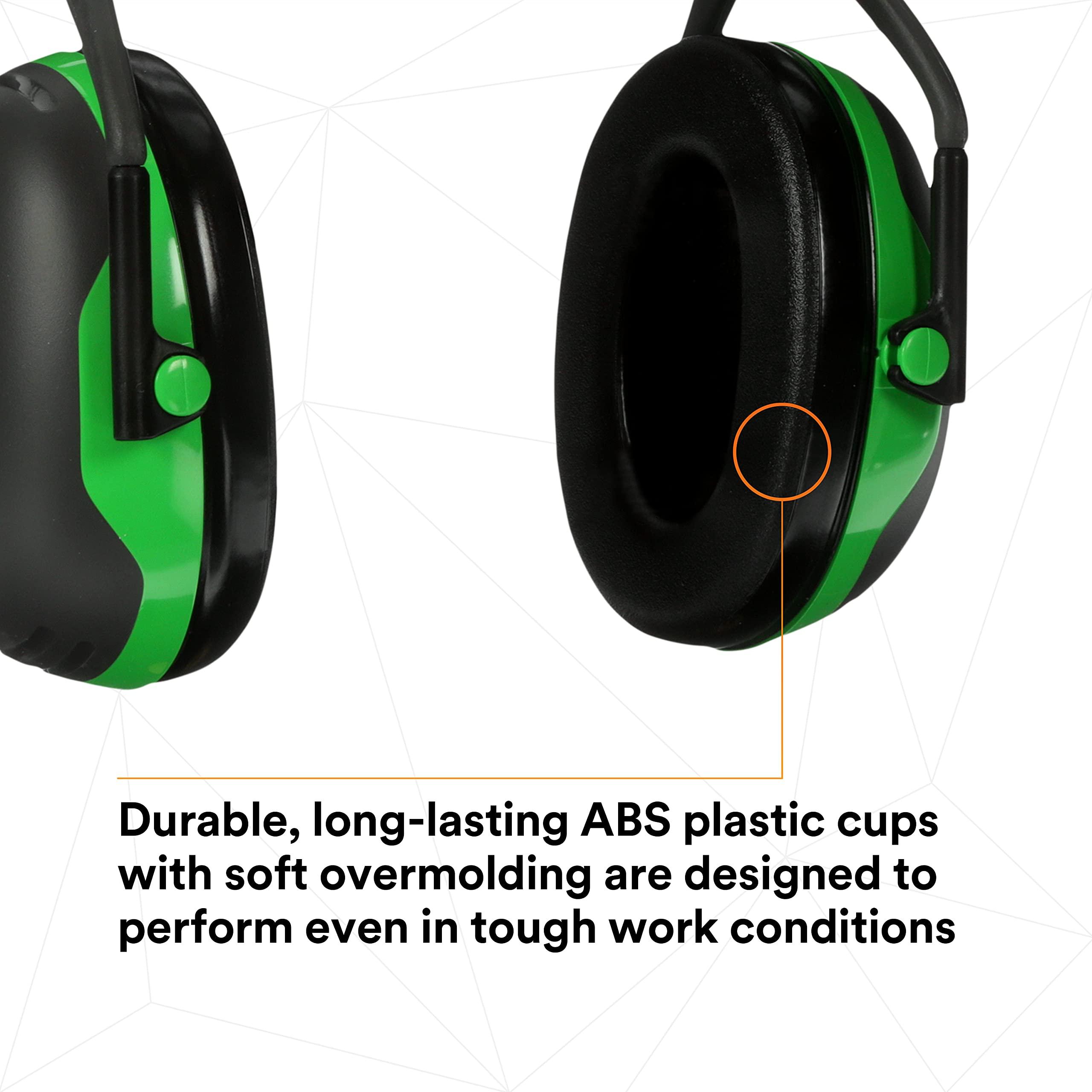 3M 3M Standard Over The Head, Green, One Size Fits Most