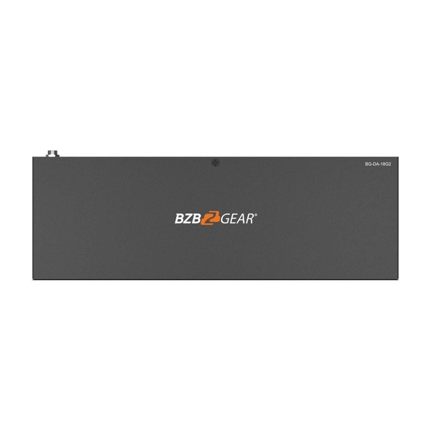 BZB GEAR BZBGEAR 1x8 4K UHD Ultra Slim HDMI Splitter with EDID Management - BG-DA-18G2