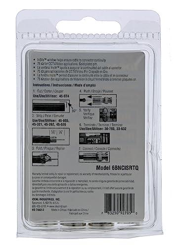 Ideal Industries IDEAL Electrical 92-705 BNC Compression Connector 4 pack