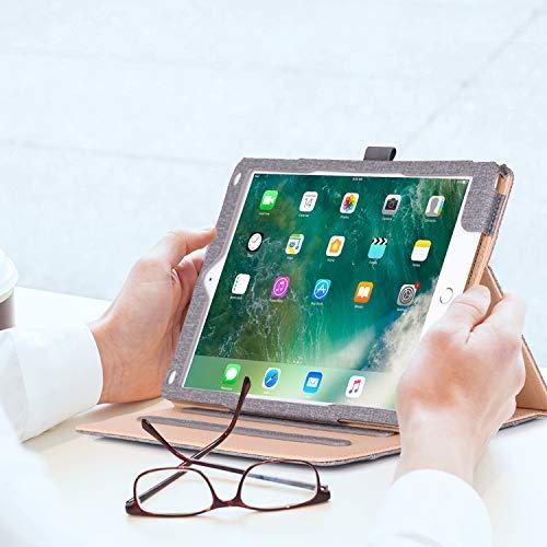 ProCase ProCase Case for iPad Air (3rd Gen) 10.5\" 2019/iPad Pro 10.5\" 2017, Vintage PU Leather Stand Folio Cover for iPad Air 3/iPad Pro 10.5-inch Multiple Viewing Angles with Pencil Holder -Grey