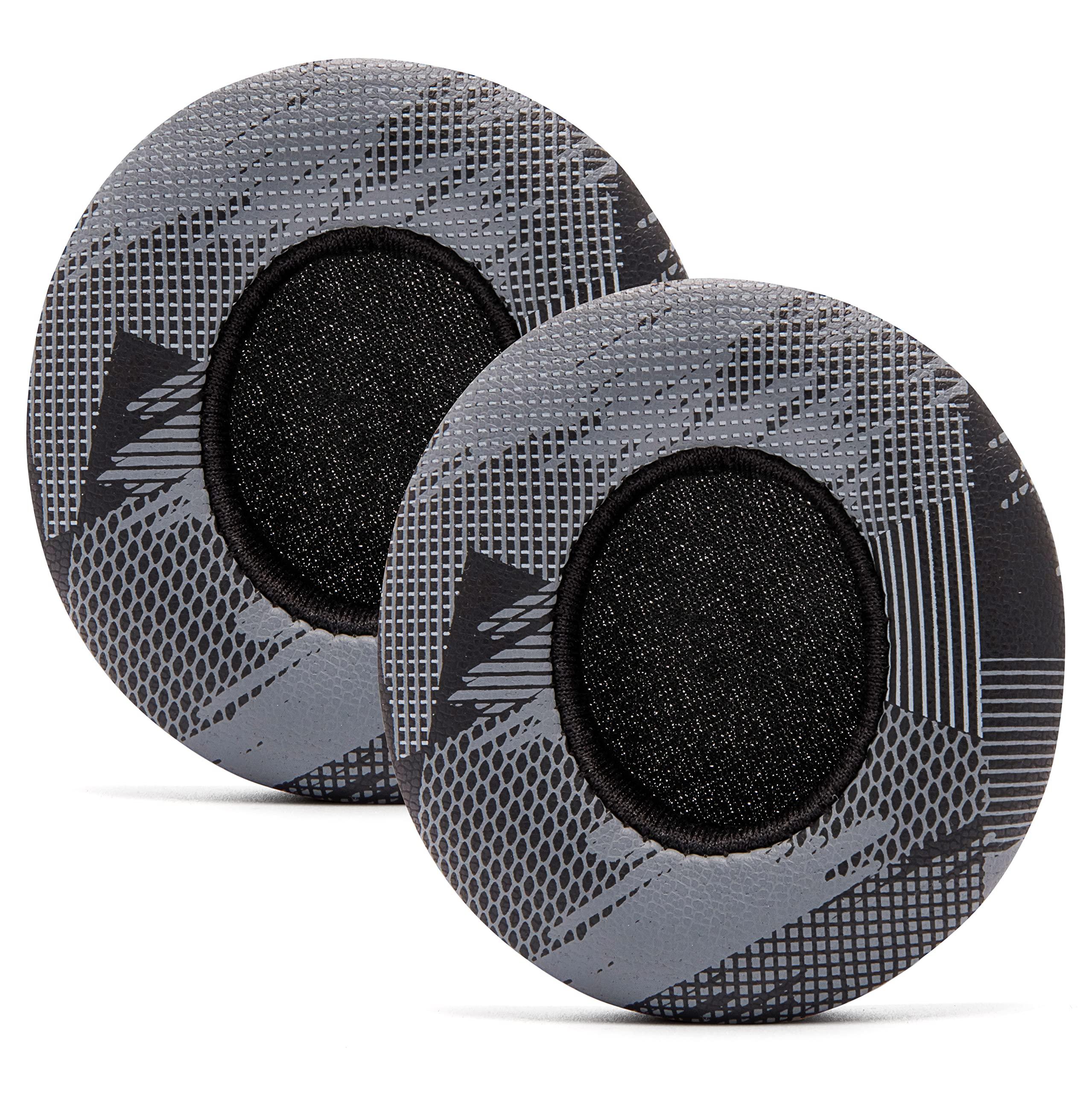 WC WC Extra Thick Replacement Earpads for Beats Solo 2 & 3 by Wicked Cushions - Ear Pads for Beats Solo 2 & 3 Wireless ON-Ear Headphones - Soft Leather, Luxury Memory Foam, Strong Adhesive | Anthracite