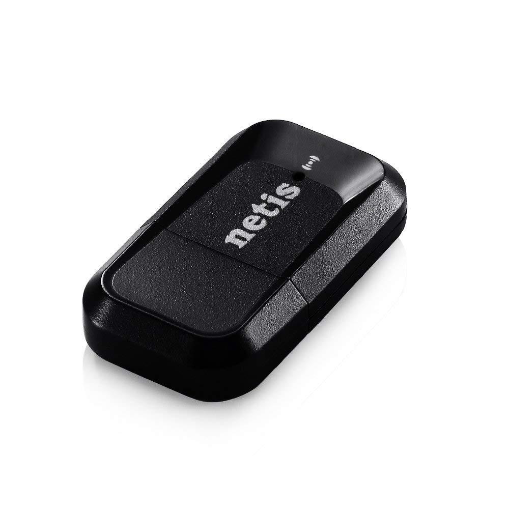 Netis Netis WF2123 300 Mbps High-Speed Wireless N300 Mini USB Adapter for Windows, Mac OS, Linux | 2T2R MIMO Technology with 2.4GHz Range, 300 Mbps Nano