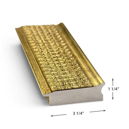 Frame My TV Frame My TV Deco TV Frames - Gatsby Gold Smart Frame Compatible ONLY with Samsung The Frame TV and Pro (Fits 2021-2025, 65")