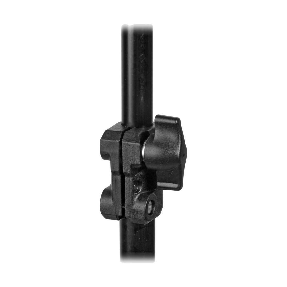 Bogen Manfrotto 11\' Basic Lightstand, 5/8 Stud with 1/4\" x20 Tip, Black. (#368B)