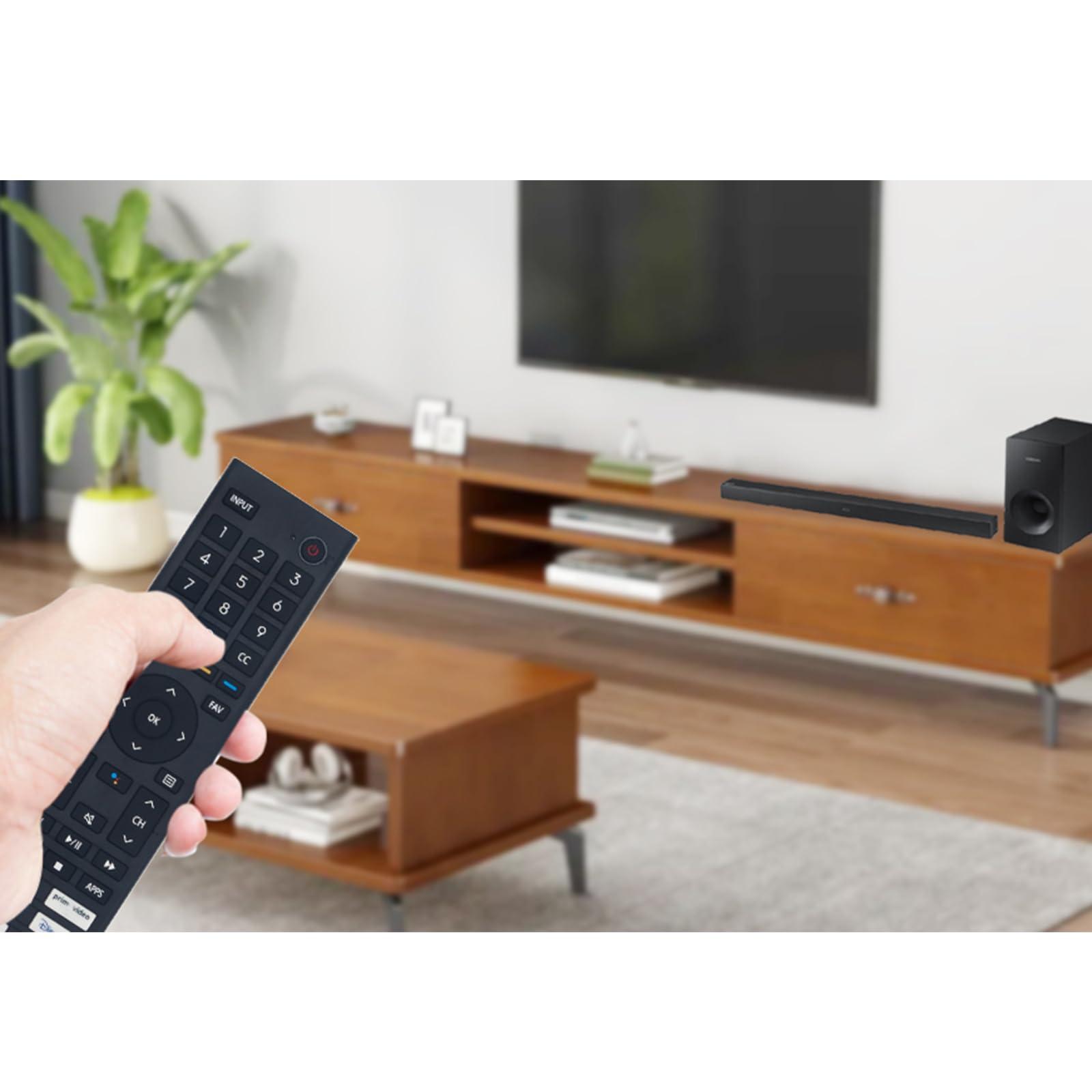 ZdalaMit Voice Replacement Remote Control Applicable for Hisense A6 Series LED 4K UHD Google Smart TV 75A6N 65A6N 55A6N 43A6N 85A6N