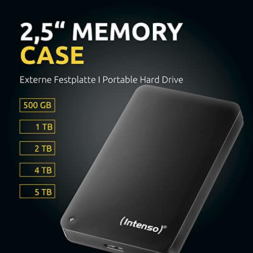 Intenso 1TB Intenso USB3.0 Memory Case 2.5-inch Slim Portable Hard Drive