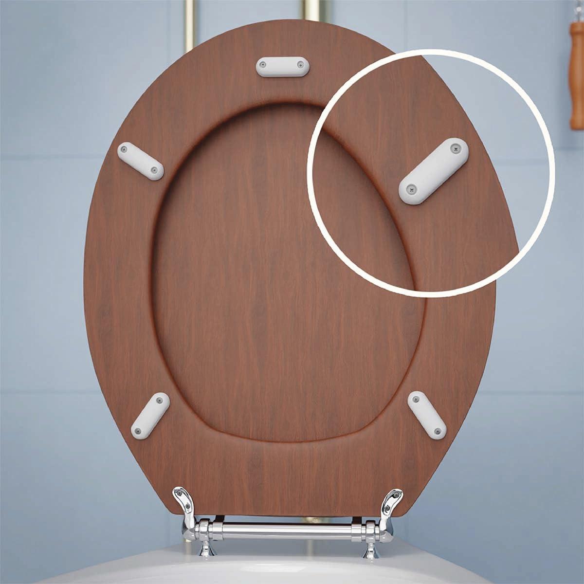 Renovators Supply Manufacturing Renovators Supply Manufacturing Toilet Seat Bumper, 7 White Silicone Toilet Seat Bumpers