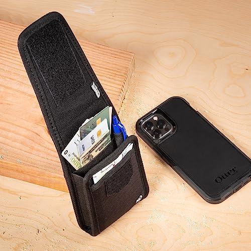 Nite Ize Nite Ize Clip Case Cargo Universal Rugged Phone Holster - Phone Holster for Men\'s & Women\'s Belts - Phone Utility Belt Pouch - Phone Accessories - Cell Phone Holster - XX-Large, Black