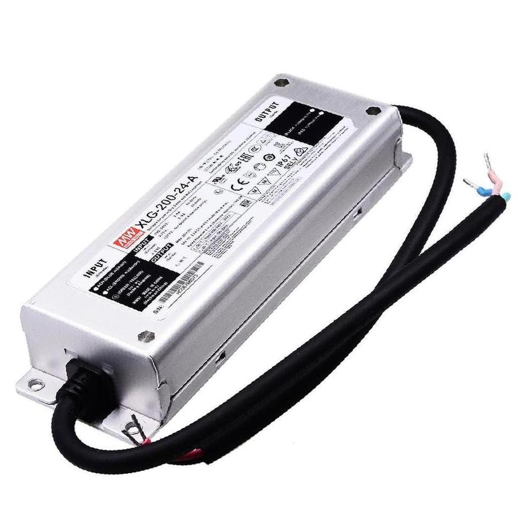 YS powered by MW XLG-200-24-A 24V 8.3A 200W IP67 LED Driver for Outdoor & Architectural Lighting