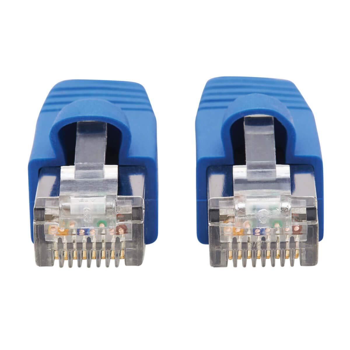 Tripp Lite Tripp Lite Cat6a 10G Ethernet Cable, PoE, CMR-LP, Snagless F/UTP Network Patch Cable (RJ45 M/M), Blue, 20 ft. (N261P-020-BL)