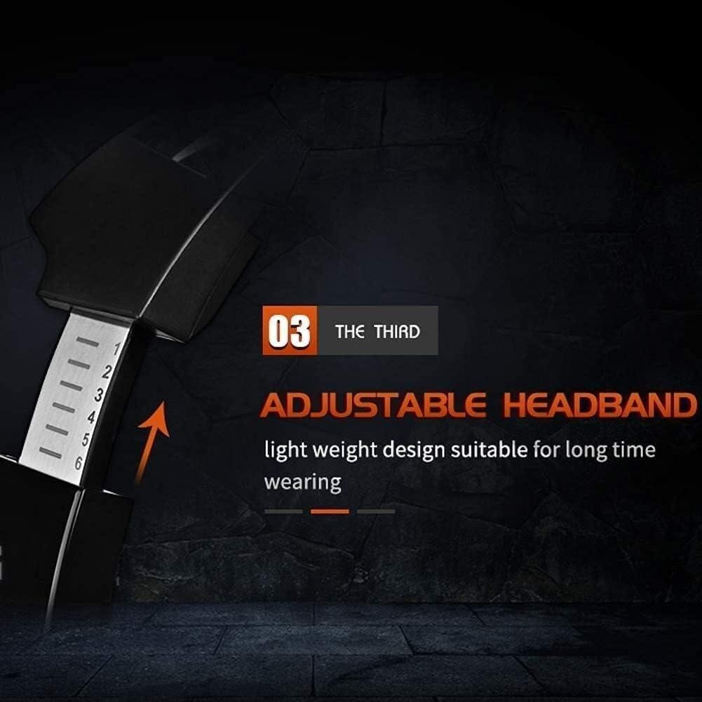 PiMex PiMex High-end USB PS4 Headset, 7.1 Surround Sound PC Gaming Headset with Cable and Noise Cancelling Mic Headphones for Laptops, Computer,with RGB Light (Color : B)