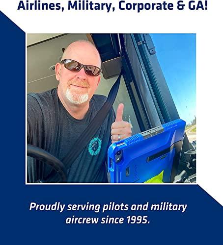 PIVOT PIVOT MN5 Versatile Tablet Case - Fits iPad Mini 5th gen & iPad Mini 4-360 Degree Protection - for Professional Pilots, General Aviation - Gray