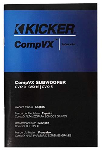 KICKER KICKER (2) 44CVX152 Comp VX CVX 15\" 4000w Car Subwoofers Subs CVX15-4 44CVX15-4