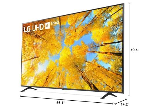 LG LG 75UQ7590PUB 75 Inch HDR 4K UHD Smart TV Bundle with 2 YR CPS Enhanced Protection Pack
