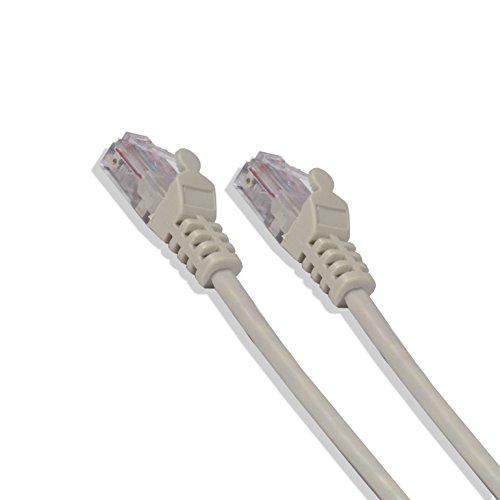 LOGICO LOGICO 15FT Cat6 UTP Ethernet Network Patch Cable RJ45 LAN Wire Gray (25 Pack)