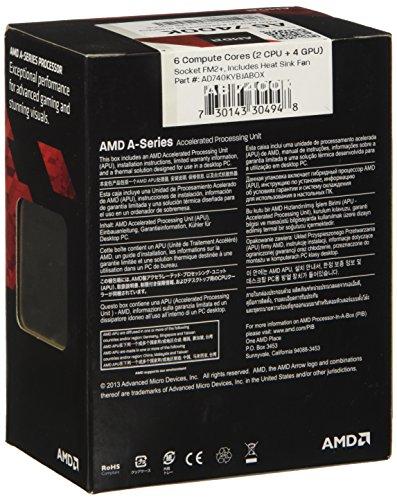 AMD AMD AD740KYBJABOX A6-7400K Dual-Core 3.5 GHz Socket FM2+ Desktop Processor Radeon R5 Series