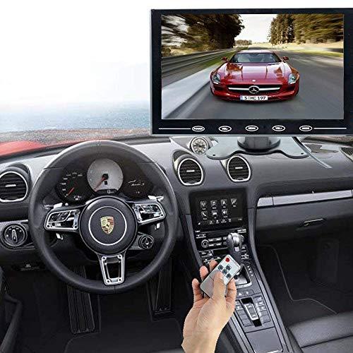 CAMECHO CAMECHO 9 Inch LCD Monitor HD Color Screen, 2 Video Input/HDMI/VGA, Support Car Backup, Mini PC Display, CCTV, Home Security, with Remote Control