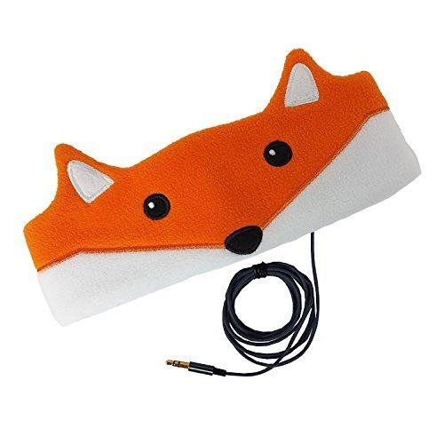 CozyPhones CozyPhones Kids Headphones Volume Limited with Thin Speakers & Super Soft Fleece Headband - Perfect Toddlers & Children\'s Earphones for Home, School & Travel - Fox