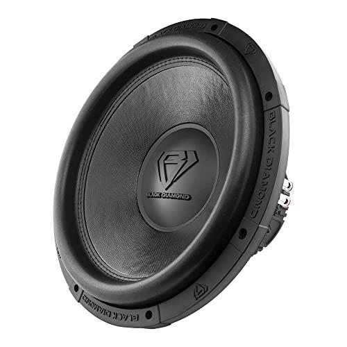 DS18 Black Diamond DIA-T15.2D 15 Inches Car Audio Subwoofer 2000 Watts 3" Dual Voice Coil 2+2 DVC 2 Ohm (1 Speaker)