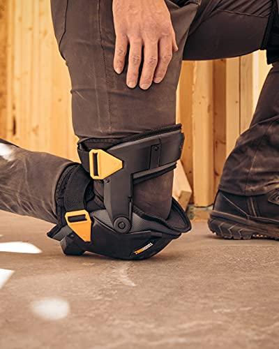 ToughBuilt ToughBuilt - Heavy Duty Foam Thigh Support Stabilization Knee Pads - Comfortable, Adjustable, Ultimate Stability - (TB-KP-3), black
