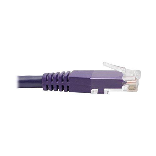 Tripp Lite Tripp Lite Cat6 Cat5e Gigabit Molded Patch Cable RJ45 M/M 550MHz Purple 50ft 50' (N200-050-PU)