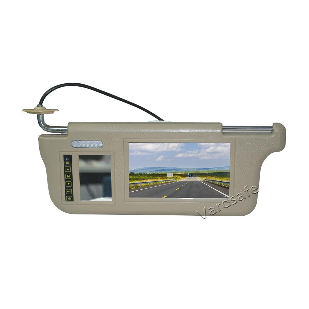 Vardsafe Vardsafe VS381V Driver Side Sun Visor Rear View Mirror Monitor & Reversing Camera for Mercedes Vito Metris Viano Valente W447ente W447 Van