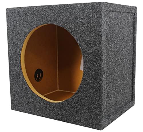 KICKER Kicker 44CVX104 10\" Comp VX 600 Watt RMS Car Subwoofer+Sealed Sub Box Enclosure