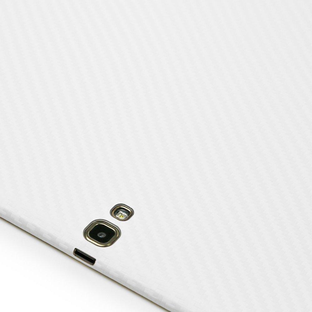 ArmorSuit ArmorSuit MilitaryShield White Carbon Fiber Skin Wrap Film + HD Clear Screen Protector for Samsung Galaxy Tab S 10.5 - Anti-Bubble Film