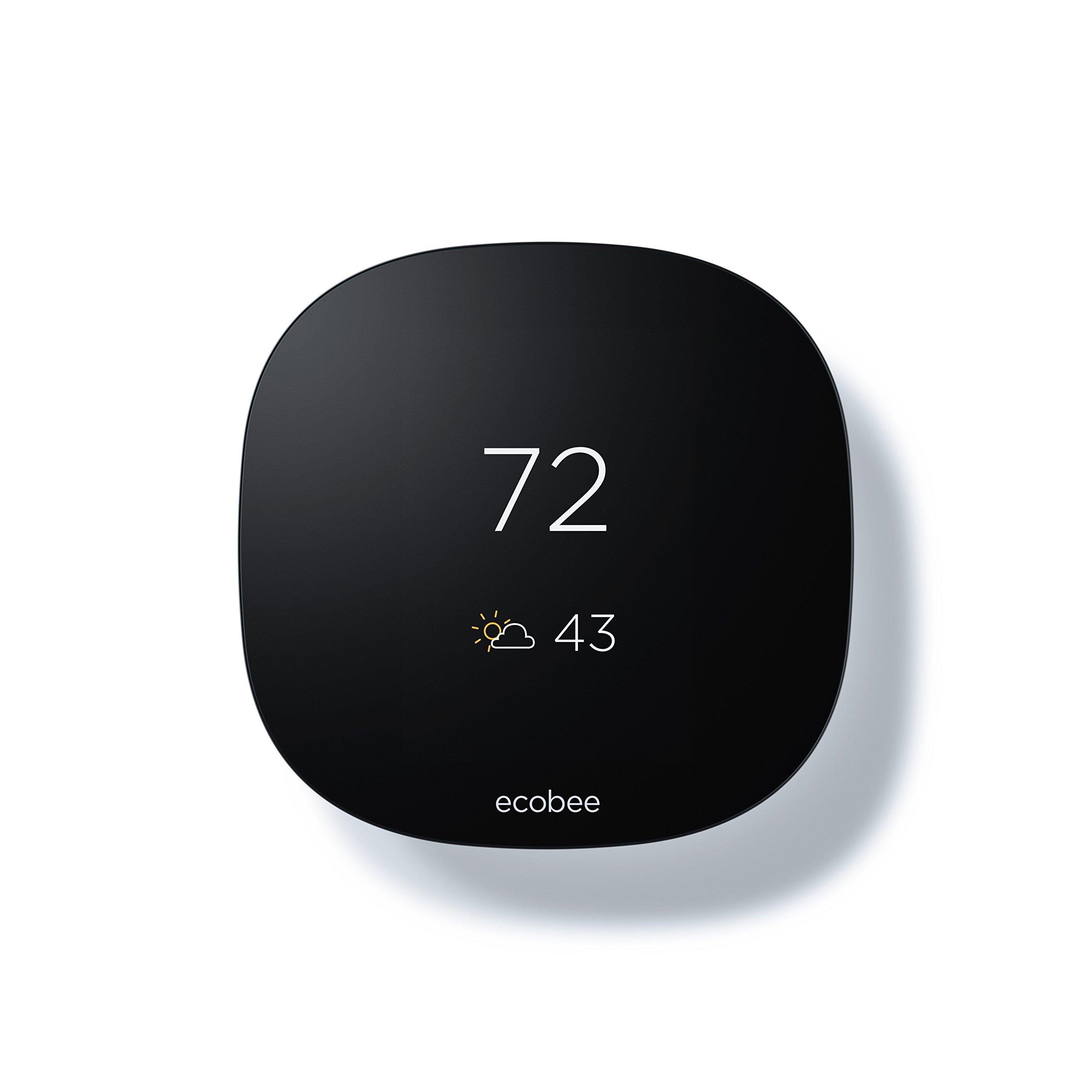 ecobee ecobee EB-STATe3L-01 3 Lite Thermostat, Wi-Fi, Works with Amazon Alexa