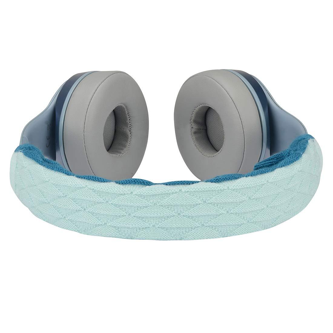 GEEKRIA Geekria Knit Fabric Headband Cover Compatible with Bose QC 35II, QC 25, Beats Studio3, Studio2.0, Sony WH1000XM4, Sennheiser Urbanite XL Headphones, Replacement Repair Part (Pop Blue)