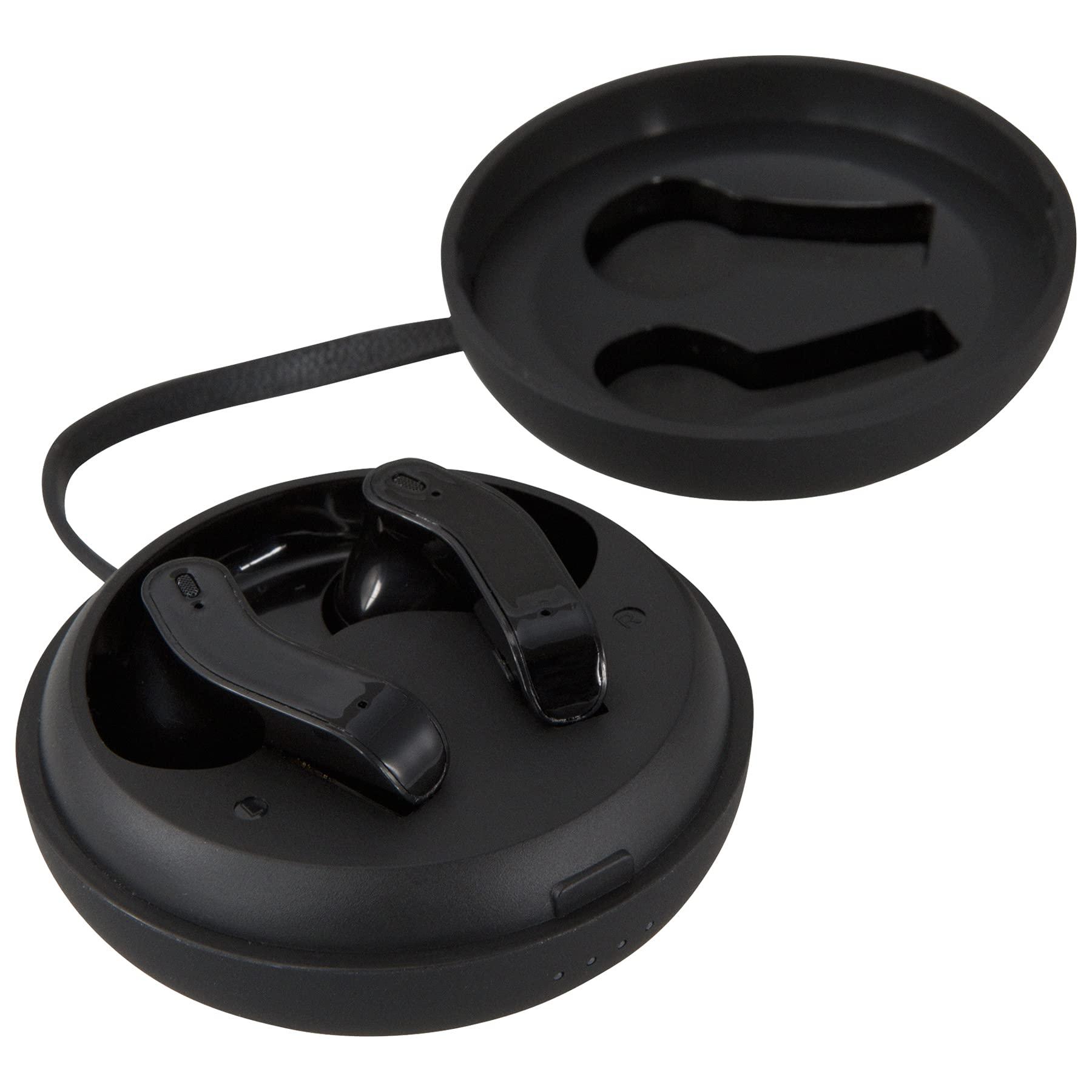 iLive iLive Truly Wire-Free Earbuds with Active Noise Canceling, Charging Case, Includes 3 Set of Ear Tips, Black (IAEBT600B)