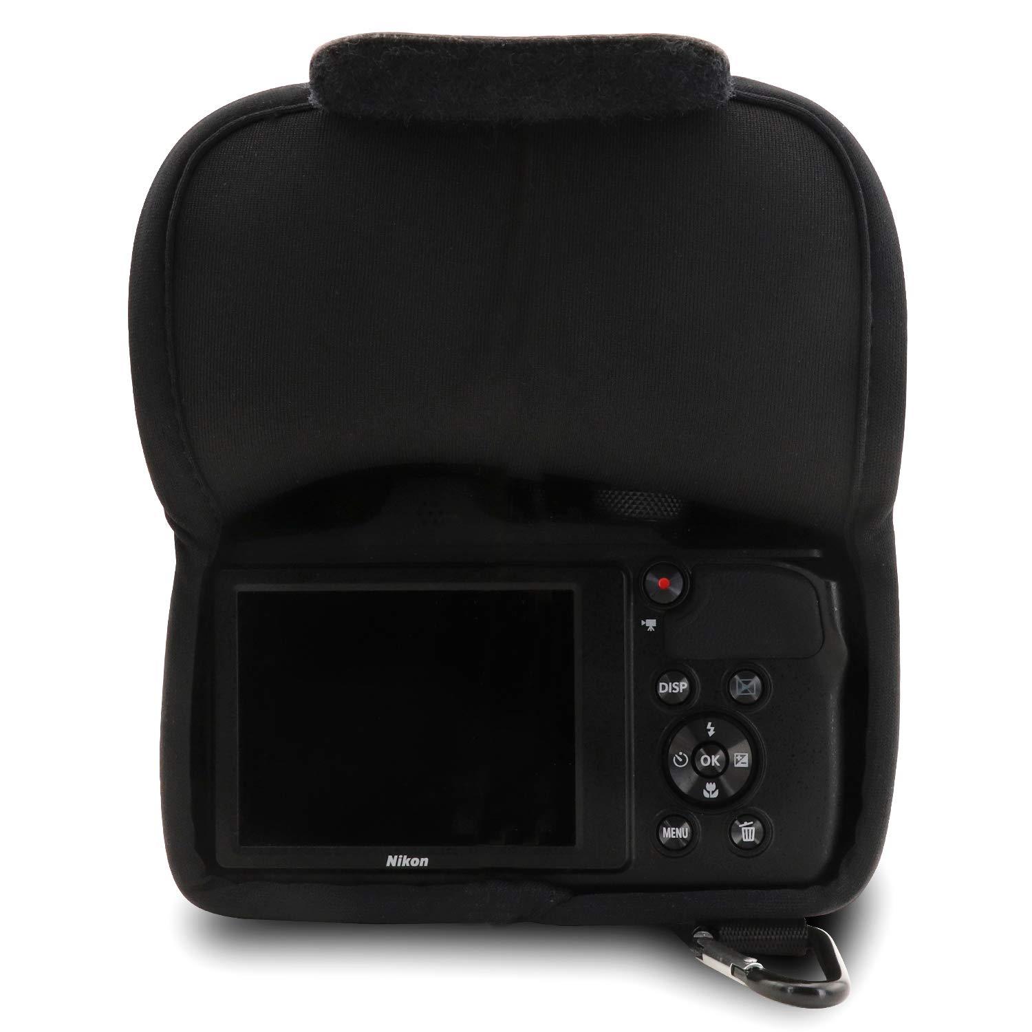 MegaGear MegaGear MG1669 Ultra Light Neoprene Camera Case Compatible with Nikon Coolpix B600 - Black