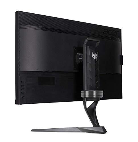acer Acer Predator XB323U GPbmiiphzx 32" WQHD (2560 x 1440) IPS NVIDIA G-SYNC Compatible Monitor, VESA Certified DisplayHDR600, Up to 0.5ms, 170Hz, (1 Display Port, 2 HDMI and 4 USB 3.0), Black