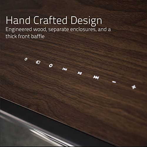 Fluance Fluance Fi70 Three-Way Wireless High Fidelity Music System with Powerful Amplifier & Dual 8" Subwoofers (Black Ash)