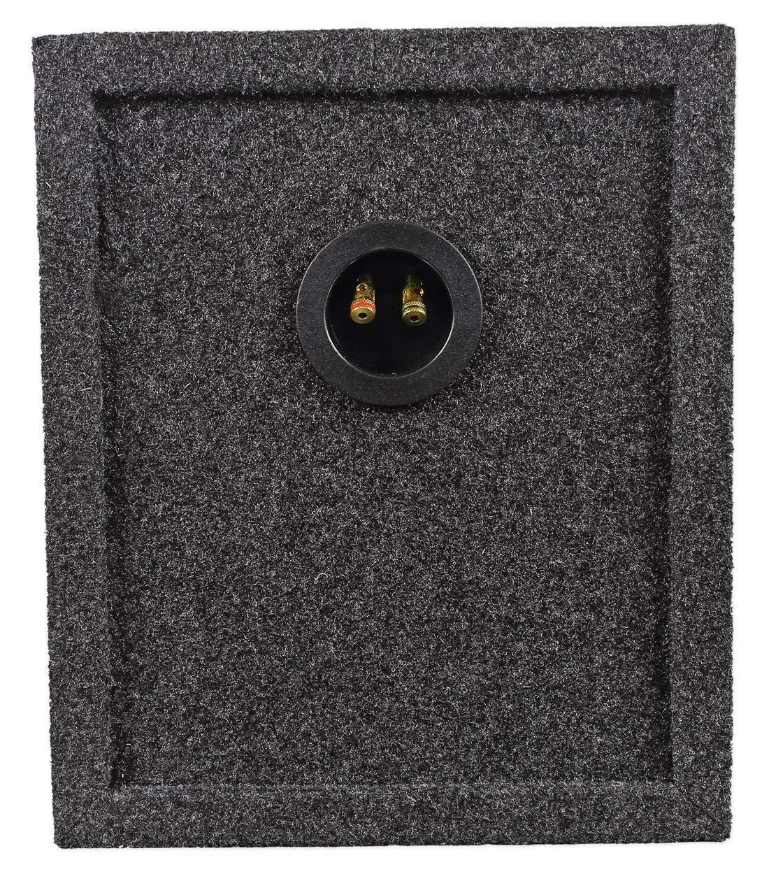 Rockville Rockville RD10 Dual 10 1.0 cu.ft. 3/4" MDF Sealed Subwoofer Enclosure Sub Box