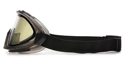 Pyramex Safety Pyramex Capstone Gray Direct/Indirect Goggle With Clear Anti-Fog Dual Lens
