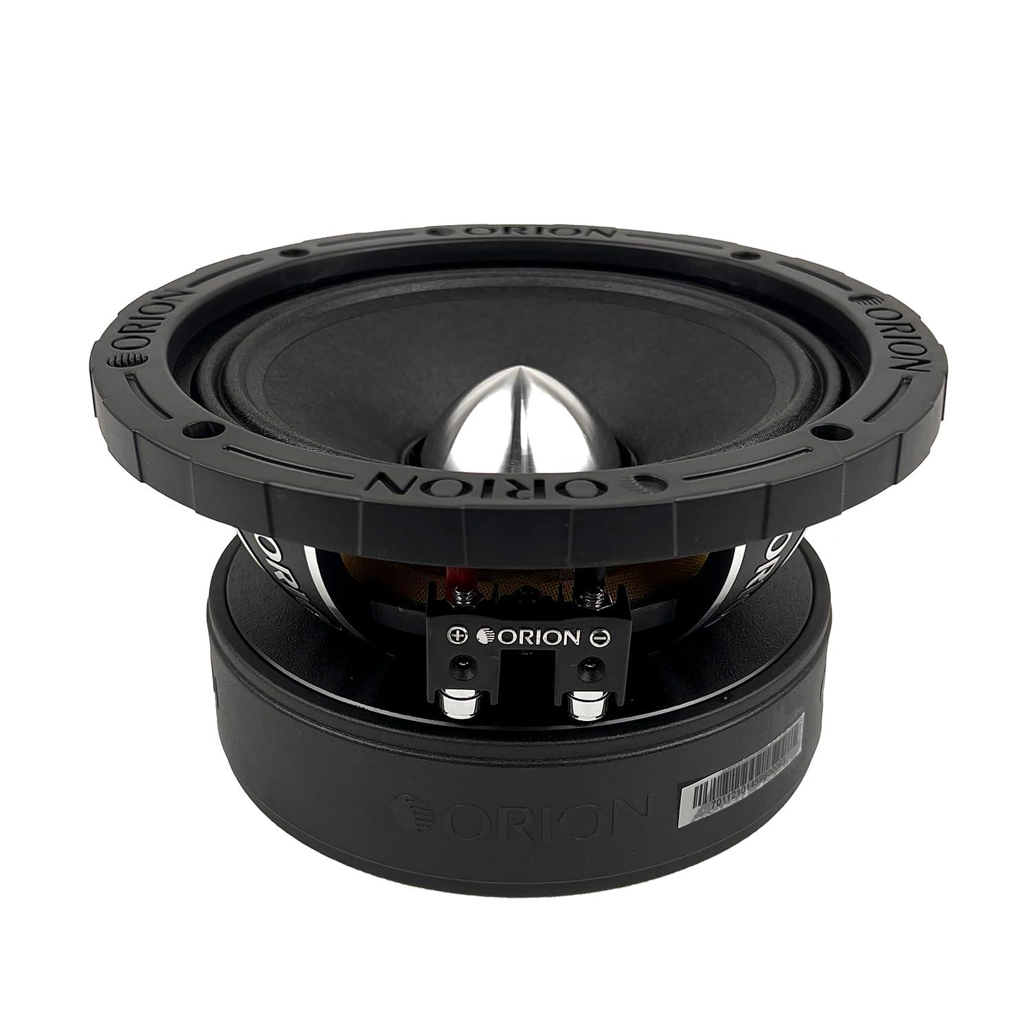 ORION ORION XTRPRO XPM654MBF High Performance 6.5 Mid-Bass Bullet Loudspeakers, 1600W Max Power, 400W RMS, 4 Ohm, 2 Voice Coil - Pro Car Audio Stereo, Midrange Speakers (Pair)