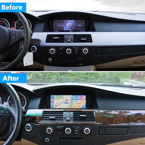 PEMP PEMP 8.8" Linux Screen for BMW E60 E90 CCC Wired and Wireless CarPlay Retrofit Android Auto Display Mirror Link Car Radio Bluetooth Video Player Head Unit (2005-2010)
