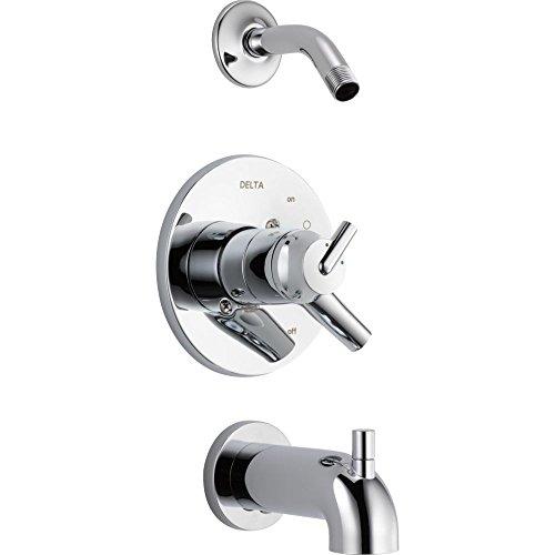 DELTA FAUCET Delta Faucet T17459-LHD Trinsic 17 Series MultiChoice Tub/Shower Trim Less Showerhead, Chrome