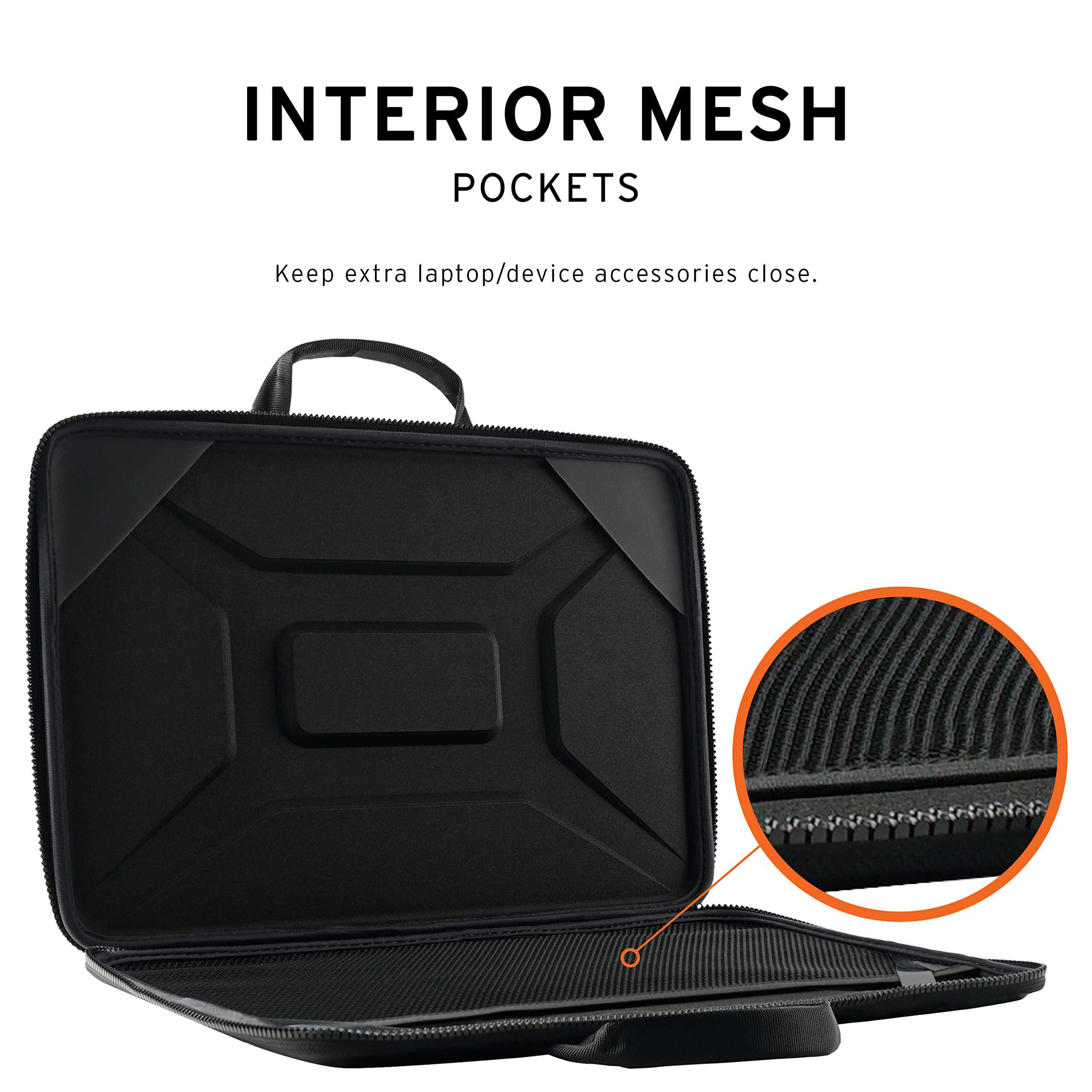 URBAN ARMOR GEAR URBAN ARMOR GEAR UAG Medium Sleeve with Carrying Handle for 11-13\" Devices Rugged Tactile Grip Weatherproof Protective Slim Secure Laptop/Tablet Sleeve, Black