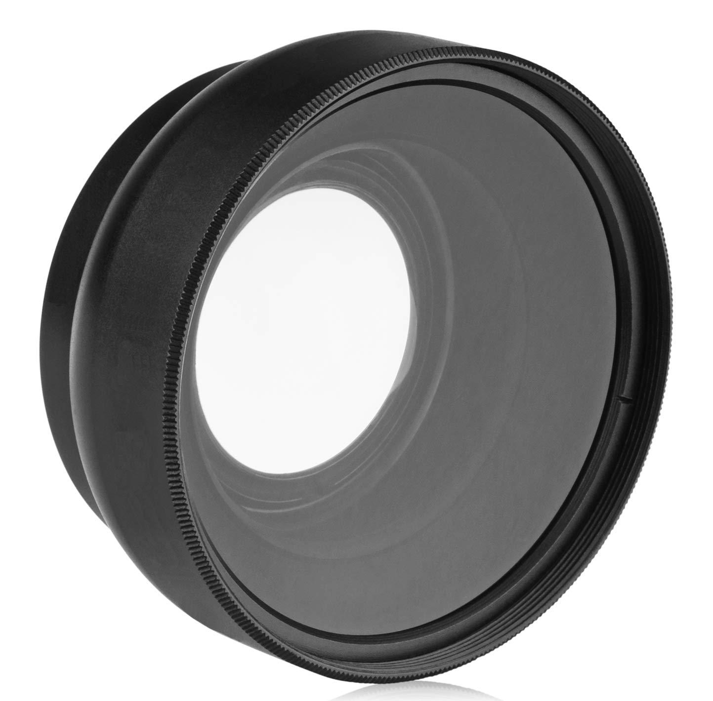 Digital Nc 0.4X High Definition Wide Angle Lens Compatible with JVC Everio GZ-HD320 & GZ-HD320B