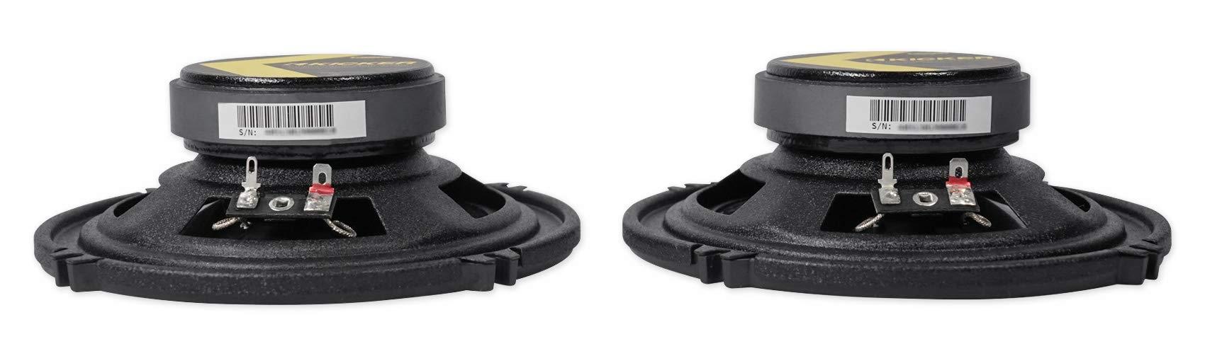 KICKER KICKER 2 Pairs 46CSS654 6.5" 600 Watt 4-Ohm Car Audio Component Speakers CSS65