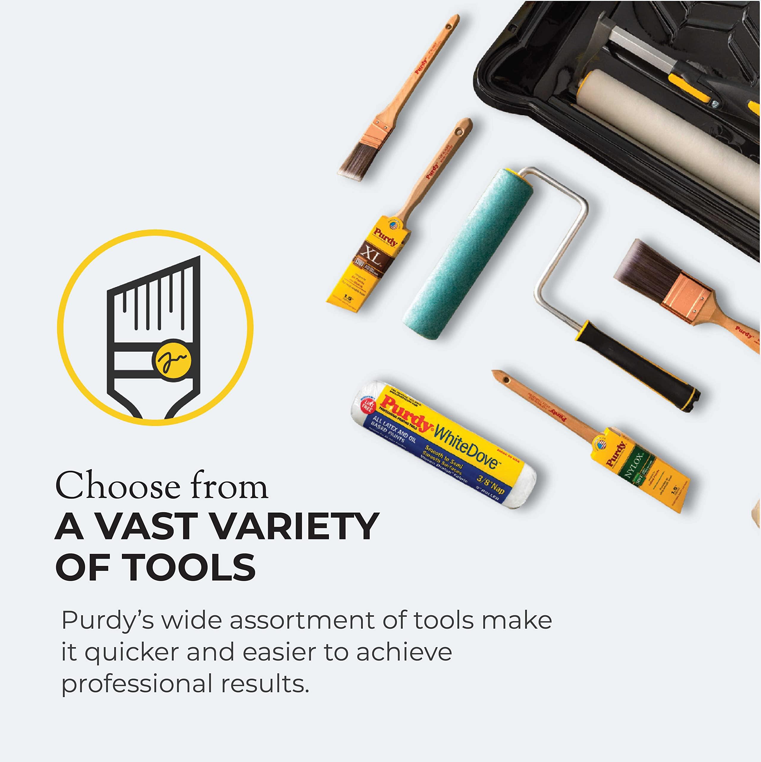 Purdy 3\" Purdy 144380730 Pro-Extra Glide Angled Sash Paint Brush, Tynex Chinex & Orel