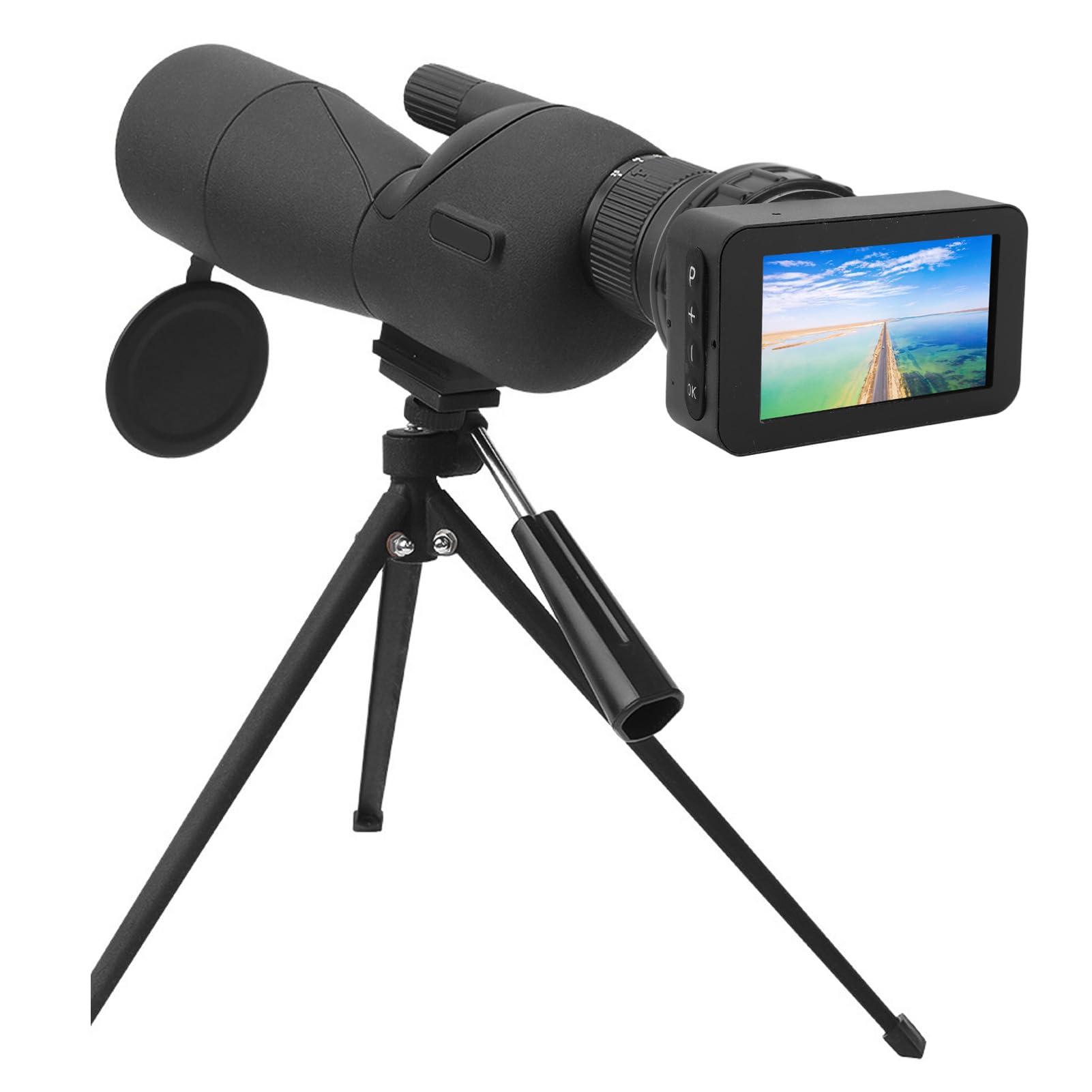 VBESTLIFE Electronic Eyepiece, 4K HD 5X Zoom Telescope Eyepiece Camera for Astronomy, 3 Inch Color LCD Screen, Support Phone Connection, for Telescopes and Microscopes