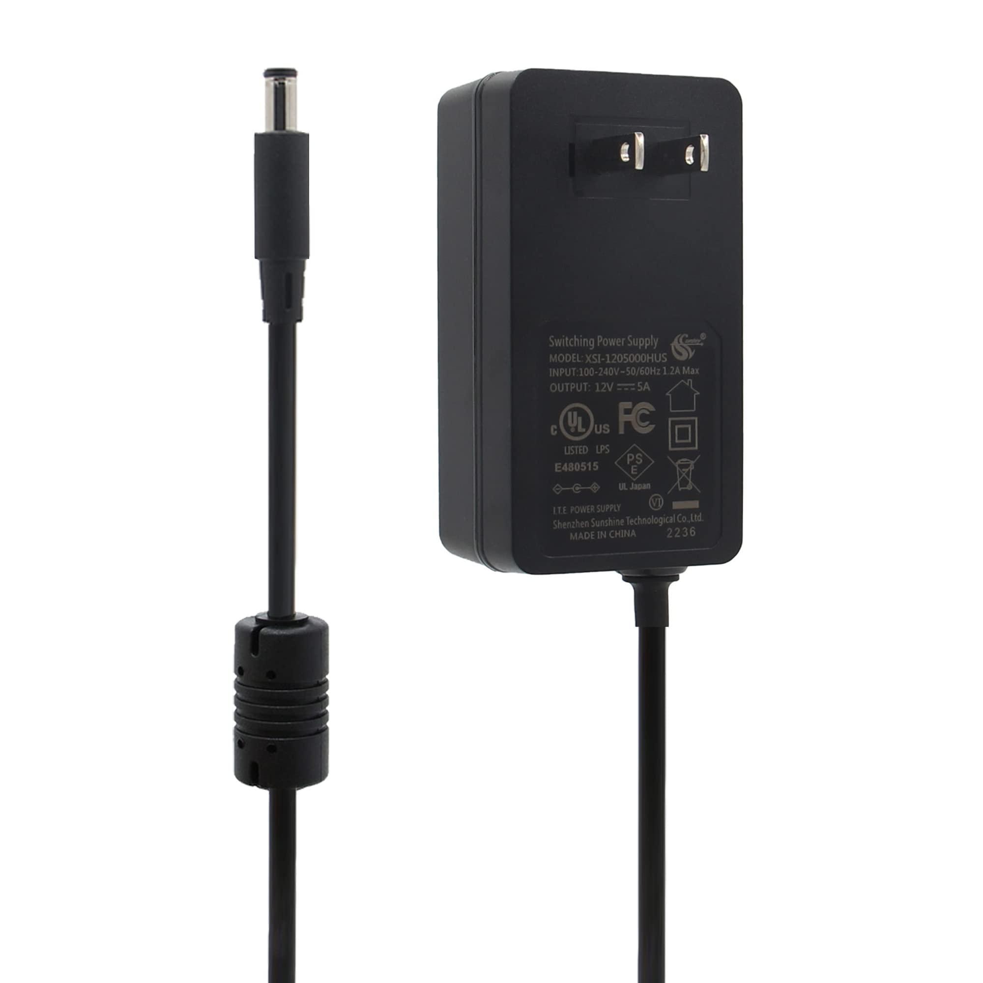 Geekworm Geekworm DC 12V 5A 60W Power Adapter | UL Listed | AC 100-240V | DC 5521 Jack | for Raspberry Pi X735 V3.0/X885/X729/X1202/X1203/X1009/X-UPS1/LED Strips/3D Printer/Security Cameras/Audio Amplifier